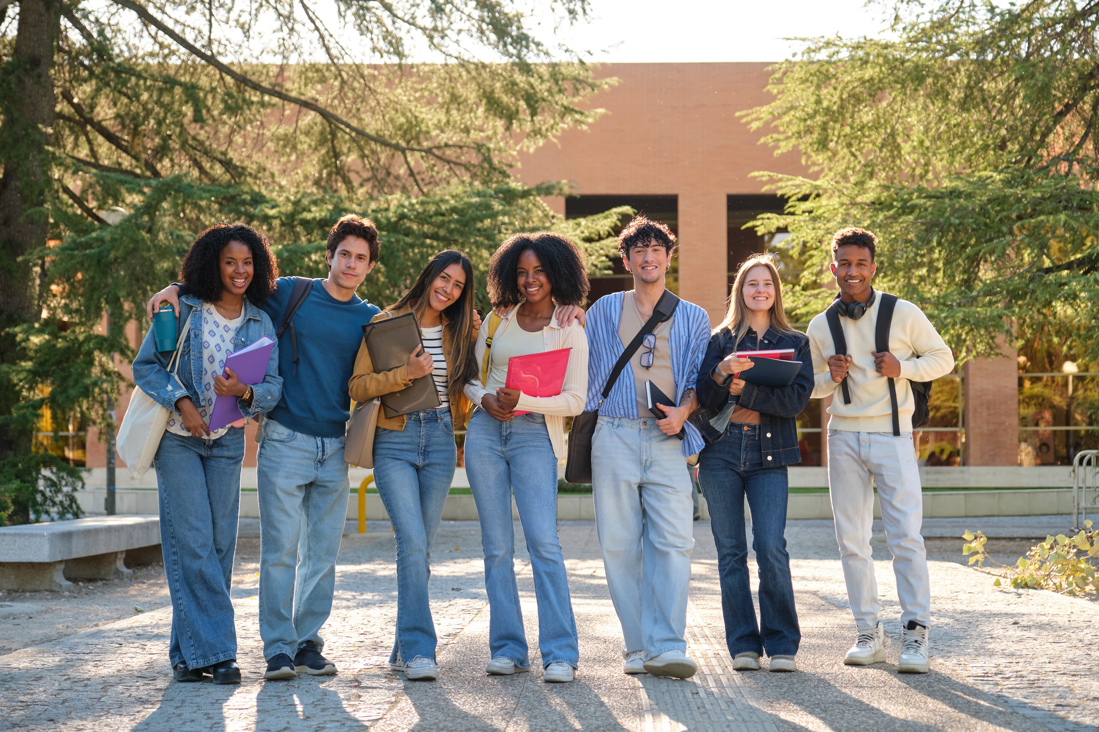 Student learning French online